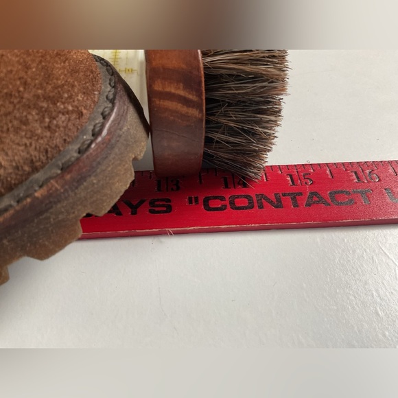 Frye Will Suede Lug Boots 11 M USA Made Rough Out - Picture 13 of 16